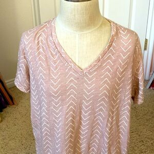 Women’s large dusty rose Bohme T-shirt